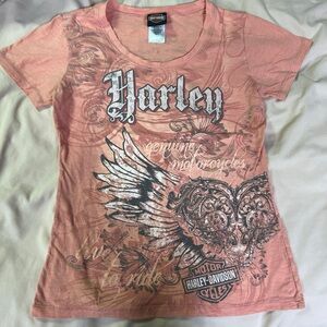 Harley-Davidson Pink Graphic Tee